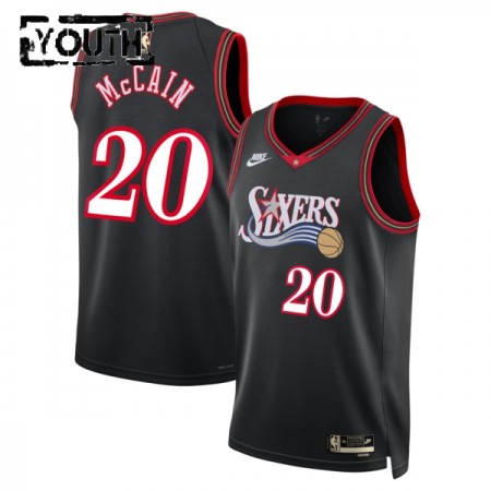 Dres Philadelphia 76ers Jared Mccain Nike 2025-26 Classic Edition Crno Swingman - Dječji
